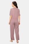 Amante Unwind Crop Top - Grape Shake — thumbnail 5